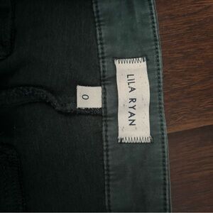 Lila Ryan Forest Green Pant Sz 0